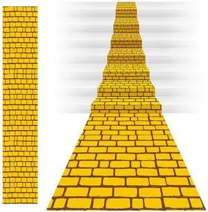 Yellow Long Brick Floor Runner Brick Wall Backdrop Carpet for Halloween Wizard Cosplay Party Princess Decorations (54 in X 32.8 ft) Yellow Long Brick Floor Runner Brick Wall Backdrop Carpet for Halloween Wizard Cosplay Party Princess Decorations (54 in X 32.8 ft)