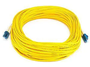Fiber Optic Cable, LC/LC, Single Mode, Duplex - 25 meter (9/125 Type) - Yellow Fiber Optic Cable, LC/LC, Single Mode, Duplex - 25 meter (9/125 Type) - Yellow