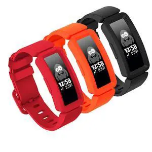 Compatible with Fitbit Ace 2 Bands for Kids 6+, Soft Silicone Waterproof Bracelet Accessories Sport Strap Boys Girls bands Compatible for Fitbit Ace 2 Compatible with Fitbit Ace 2 Bands for Kids 6+, Soft Silicone Waterproof Bracelet Accessories Sport Strap Boys Girls bands Compatible for Fitbit Ace 2