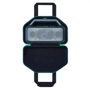 LTGEM Case for Soundcore Boom 2 by Anker Speaker, Green+Blue Trim | Portable Speaker Protection Bag LTGEM Case for Soundcore Boom 2 by Anker Speaker, Green+Blue Trim | Portable Speaker Protection Bag