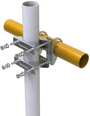 Double Antenna Mount Clamp U-Bolt Mounting Hardware Mast to Mast Mount Bracket Kit (Without The Pole) Antenna Mast Clamp V Jaw Accessories Stainless Steel for TV CB Ham Outside Antenna Double Antenna Mount Clamp U-Bolt Mounting Hardware Mast to Mast Mount Bracket Kit (Without The Pole) Antenna Mast Clamp V Jaw Accessories Stainless Steel for TV CB Ham Outside Antenna
