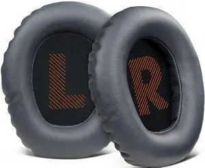 Professional Replacement Earpads Cushions for JBL Quantum 100/100X/100P/100M2 (Q100/Q100X/Q100P/Q100M2), Quantum 350 (Q350) Headphones, Ear Pads with Softer Protein Leather - Titanium Professional Replacement Earpads Cushions for JBL Quantum 100/100X/100P/100M2 (Q100/Q100X/Q100P/Q100M2), Quantum 350 (Q350) Headphones, Ear Pads with Softer Protein Leather - Titanium