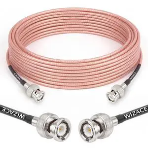 25ft BNC Male to Male Cable, RG316 Low Loss BNC Male to Male Extension Coax Cable for Antenna Analyzer, CB Radio, Security CCTV Camera 25ft BNC Male to Male Cable, RG316 Low Loss BNC Male to Male Extension Coax Cable for Antenna Analyzer, CB Radio, Security CCTV Camera
