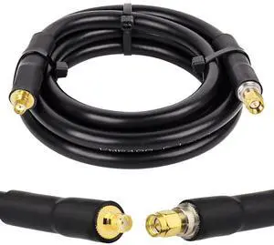 SMA Cable, SMA Extension Cable SMA Male to SMA Female Low Loss KMR400 SMA Coax Cable for 3G 4G LTE, 5G Modems/Routers, Ham, ADS-B, SDR Equipment6FT SMA Cable, SMA Extension Cable SMA Male to SMA Female Low Loss KMR400 SMA Coax Cable for 3G 4G LTE, 5G Modems/Routers, Ham, ADS-B, SDR Equipment6FT