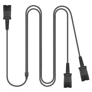 Training Y Splitter Adapter Cable for All Plantronics QD Headphone | Plantronics Quick Disconnect Headsets Splitter Cord Connector for Call Center, Supervising, Training, PC, Landline Phone Training Y Splitter Adapter Cable for All Plantronics QD Headphone | Plantronics Quick Disconnect Headsets Splitter Cord Connector for Call Center, Supervising, Training, PC, Landline Phone