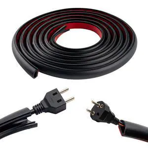 10 Ft Windshield Wire Hider for Car - Black PVC Side Opening Cable Cover to Hide Wires on Roof Rack, Light Bar, Dome Light & More - Universal Car Wire Hider 10 Ft Windshield Wire Hider for Car - Black PVC Side Opening Cable Cover to Hide Wires on Roof Rack, Light Bar, Dome Light & More - Universal Car Wire Hider