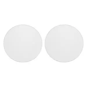Universal 6 Inch Speaker Grills Cover Without Frame, White Metal Speaker Grills Mesh Subwoofer Mesh Cover Guard Protector for Car Home Audio, Pack of 2 Universal 6 Inch Speaker Grills Cover Without Frame, White Metal Speaker Grills Mesh Subwoofer Mesh Cover Guard Protector for Car Home Audio, Pack of 2