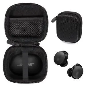 Case for Bose New QuietComfort True Wireless Noise Cancelling Earbuds (Black) Case for Bose New QuietComfort True Wireless Noise Cancelling Earbuds (Black)