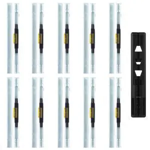 10-Pack Fiber Optic Quick Connector Optical Fiber Mechanical Splice for 2.00 * 3.00mm Fiber Optic Drop Cable 10-Pack Fiber Optic Quick Connector Optical Fiber Mechanical Splice for 2.00 * 3.00mm Fiber Optic Drop Cable