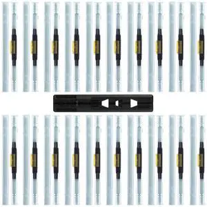 20-Pack Fiber Optic Quick Connector Optical Fiber Mechanical Splice for 2.00 * 3.00mm Fiber Optic Drop Cable 20-Pack Fiber Optic Quick Connector Optical Fiber Mechanical Splice for 2.00 * 3.00mm Fiber Optic Drop Cable
