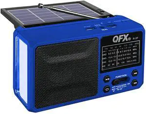 R-37-BL 6-Band (AM, FM, SW1 - SW4) Bluetooth LED Flashlight Solar Radio (2021 Model) | LED Flashlight, 5V USB Charging Port, USB Charging Cord, TF/USB Inputs, Telescoping Antenna R-37-BL 6-Band (AM, FM, SW1 - SW4) Bluetooth LED Flashlight Solar Radio (2021 Model) | LED Flashlight, 5V USB Charging Port, USB Charging Cord, TF/USB Inputs, Telescoping Antenna