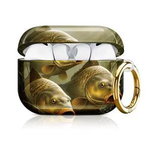 Compatible with AirPod Pro 3 Case 2025,Shockproof Hard Protective Case,Wireless Charging Compatible, Trendy Elegant Design Cover for Women Men(Fish Underwater Realistic Art) Compatible with AirPod Pro 3 Case 2025,Shockproof Hard Protective Case,Wireless Charging Compatible, Trendy Elegant Design Cover for Women Men(Fish Underwater Realistic Art)