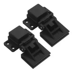 Turntable Dust Cover Hinge Replacement, 2PCS Record Player Lid Hinges, Durable Home Audio Maintenance Parts for Smooth Open, Black Turntable Dust Cover Hinge Replacement, 2PCS Record Player Lid Hinges, Durable Home Audio Maintenance Parts for Smooth Open, Black