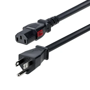 10ft Heavy Duty Power Cord, 15A 125V, 14AWG (10FT-LC15A-POWERCORD) | NEMA 5-15P to Locking C13, UL Listed, Replacement AC Computer Power Cable 10ft Heavy Duty Power Cord, 15A 125V, 14AWG (10FT-LC15A-POWERCORD) | NEMA 5-15P to Locking C13, UL Listed, Replacement AC Computer Power Cable