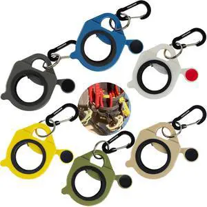 Zip Tie Holder Cable Tie Holder Heavy-Duty Colored Upgraded for Tool Belt Organized Strong Efficient for Electrician Tool Storage Reusable Portable 6 Pack (Colorful) Zip Tie Holder Cable Tie Holder Heavy-Duty Colored Upgraded for Tool Belt Organized Strong Efficient for Electrician Tool Storage Reusable Portable 6 Pack (Colorful)