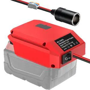 18V to12V Step Down Converter for Milwaukee M-18 Battery,DC Voltage Battery Power Adapter,Cigarette Lighter Adapter Perfect for upgrading Power Tools, LED Strip Lights,Robotics DIY Projects 18V to12V Step Down Converter for Milwaukee M-18 Battery,DC Voltage Battery Power Adapter,Cigarette Lighter Adapter Perfect for upgrading Power Tools, LED Strip Lights,Robotics DIY Projects