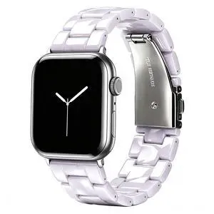 Resin Band Compatible with Apple Watch Band for Women 38mm 40mm 41mm 42mm 44mm 45mm 46mm 49mm Fashion Lightweight Strap for iWatch Series 11/10/9/8/7/6/5/4/SE/Ultra 3 2 Bracelet Wristband Resin Band Compatible with Apple Watch Band for Women 38mm 40mm 41mm 42mm 44mm 45mm 46mm 49mm Fashion Lightweight Strap for iWatch Series 11/10/9/8/7/6/5/4/SE/Ultra 3 2 Bracelet Wristband