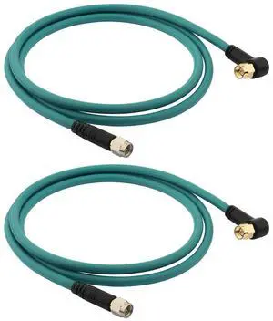 3FT 2-Pack SMA Male to SMA Male RG142 Coaxial Cable Jumper 50 Ohm 3FT 2-Pack SMA Male to SMA Male RG142 Coaxial Cable Jumper 50 Ohm