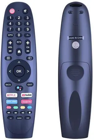 Replacement Voice Remote for Supersonic Smart FHD DLED TV | Compatible Models: SC-2450GTV-A SC-4350GTV SC-3250GTV SC-2450GTV, Voice Control, Easy Pairing, 4 Dedicated Shortcut Buttons Replacement Voice Remote for Supersonic Smart FHD DLED TV | Compatible Models: SC-2450GTV-A SC-4350GTV SC-3250GTV SC-2450GTV, Voice Control, Easy Pairing, 4 Dedicated Shortcut Buttons