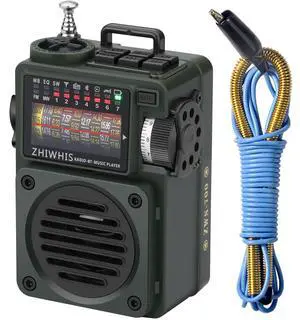 Shortwave Radio with Bluetooth, Portable Radio with Sleep Timer, Weather AM FM Shortwave Radios with Best Sound, Retro Analog Tuner with Preset, Rechargeable MP3 Player Support MicroSD Card Shortwave Radio with Bluetooth, Portable Radio with Sleep Timer, Weather AM FM Shortwave Radios with Best Sound, Retro Analog Tuner with Preset, Rechargeable MP3 Player Support MicroSD Card