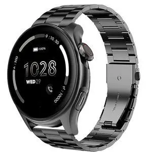 Compatible with Cubitt Viva Pro Smart Watch Band, Quick Release Stainless Steel Metal Replacement Strap Bracelet Compatible for Cubitt Viva Pro, Viva, Aura Pro 2, 1 / Aura 2, 1 / Terra Smart Watch Compatible with Cubitt Viva Pro Smart Watch Band, Quick Release Stainless Steel Metal Replacement Strap Bracelet Compatible for Cubitt Viva Pro, Viva, Aura Pro 2, 1 / Aura 2, 1 / Terra Smart Watch