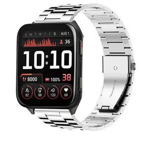 Compatible with Garmin Venu X1 Bands, Quick Release Stainless Steel Metal Replacement Straps Compatible with Garmin Venu X1 Smartwatch Compatible with Garmin Venu X1 Bands, Quick Release Stainless Steel Metal Replacement Straps Compatible with Garmin Venu X1 Smartwatch