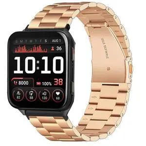Compatible with Garmin Venu X1 Bands, Quick Release Stainless Steel Metal Replacement Straps Compatible with Garmin Venu X1 Smartwatch Compatible with Garmin Venu X1 Bands, Quick Release Stainless Steel Metal Replacement Straps Compatible with Garmin Venu X1 Smartwatch