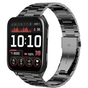 Compatible with Garmin Venu X1 Bands, Quick Release Stainless Steel Metal Replacement Straps Compatible with Garmin Venu X1 Smartwatch Compatible with Garmin Venu X1 Bands, Quick Release Stainless Steel Metal Replacement Straps Compatible with Garmin Venu X1 Smartwatch