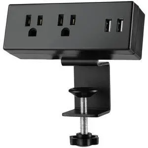 Desk Clamp Power Strip with USB Ports Desktop Mounted Power Outlets Table Edge Power Charging Station 6.56 FT Extension Power Cord for Home Office Conference UL/ETL Certificated Desk Clamp Power Strip with USB Ports Desktop Mounted Power Outlets Table Edge Power Charging Station 6.56 FT Extension Power Cord for Home Office Conference UL/ETL Certificated