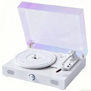 Vinyl Record Player with Speakers, 3-Speed Vintage Turntable for Bluetooth Vinyl Records, Belt-Driven Turntable, Built-in Dual-Track Speakers, with RCA Line Out AUX in Headphone Jack (Rainbow) Vinyl Record Player with Speakers, 3-Speed Vintage Turntable for Bluetooth Vinyl Records, Belt-Driven Turntable, Built-in Dual-Track Speakers, with RCA Line Out AUX in Headphone Jack (Rainbow)