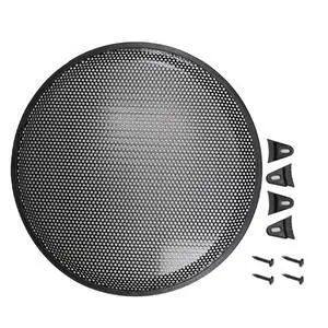 15" Speaker Grill Cover, Subwoofer Grill Cover, Metal Frame with Metal Mesh | Speaker SubWoofer Waffle Grill Cover Guard Protector for Car Audio Cabinets, Home Theater with Clips and Screws 15" Speaker Grill Cover, Subwoofer Grill Cover, Metal Frame with Metal Mesh | Speaker SubWoofer Waffle Grill Cover Guard Protector for Car Audio Cabinets, Home Theater with Clips and Screws