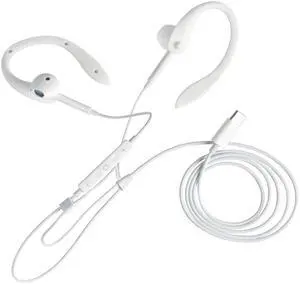 USB-C Wired Earbuds with Bendable Custom Earloops Comfortable Fit, Sound, Compatible with Latest USB-C Phones USB-C Wired Earbuds with Bendable Custom Earloops Comfortable Fit, Sound, Compatible with Latest USB-C Phones