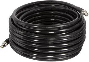 LMR400 30' (10m) Ultra-Low Loss SMA Extension Cable - 50, Male-to-Female, Black, Suitable for RF Applications, Ham Radios, SDR Systems, Industrial or Commercial RF Equipment, and Antennas LMR400 30' (10m) Ultra-Low Loss SMA Extension Cable - 50, Male-to-Female, Black, Suitable for RF Applications, Ham Radios, SDR Systems, Industrial or Commercial RF Equipment, and Antennas