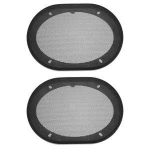 Speaker Grill Cover 5.94X8.27inch Mesh Decorative Square Subwoofer Guard Protector Black 2pcs Speaker Grill Cover 5.94X8.27inch Mesh Decorative Square Subwoofer Guard Protector Black 2pcs
