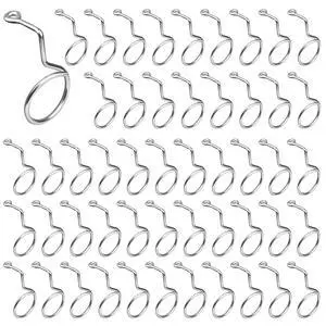 50 Pieces 2" Diameter Screw Mount Bridle Rings, Heavy Duty Cable and Wire Support, Metal Cable Ring Hangers for Low Voltage Cable Wire Management 50 Pieces 2" Diameter Screw Mount Bridle Rings, Heavy Duty Cable and Wire Support, Metal Cable Ring Hangers for Low Voltage Cable Wire Management