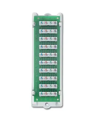 47689-B 1x9 Bridged Telephone Module (with bracket), White 47689-B 1x9 Bridged Telephone Module (with bracket), White