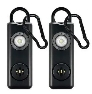 Defense Alarm, Keychain Personal Safety Alarm for Women, 2 Pk | Loud Siren With Pull-Pin Activation, Built-In Flashlight And Reusable Keychain Clip For School, Travel And Daily Carry Defense Alarm, Keychain Personal Safety Alarm for Women, 2 Pk | Loud Siren With Pull-Pin Activation, Built-In Flashlight And Reusable Keychain Clip For School, Travel And Daily Carry
