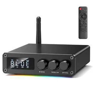 M12 Pro Pre Bluetooth 5.2 Transmitter Receiver for TV, Home Stereo, BT Headset, Low Latency HD Bluetooth Audio Decoder Adapter with Display, RCA, 3.5mm AUX, Coaxial, Optical Inputs/Outputs M12 Pro Pre Bluetooth 5.2 Transmitter Receiver for TV, Home Stereo, BT Headset, Low Latency HD Bluetooth Audio Decoder Adapter with Display, RCA, 3.5mm AUX, Coaxial, Optical Inputs/Outputs