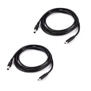 2PCS 3.3ft PD 20V 3A Trigger USB Type C Male Input to DC 5.5 x 2.5mm Male Power Cable 2PCS 3.3ft PD 20V 3A Trigger USB Type C Male Input to DC 5.5 x 2.5mm Male Power Cable