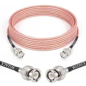 15ft BNC Male to Male Cable, RG316 Low Loss BNC Male to Male Extension Coax Cable for Antenna Analyzer, CB Radio, Security CCTV Camera 15ft BNC Male to Male Cable, RG316 Low Loss BNC Male to Male Extension Coax Cable for Antenna Analyzer, CB Radio, Security CCTV Camera