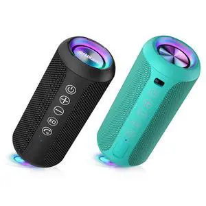 X10 Portable Bluetooth Speaker Bundle (2-Pack) - IPX7 Waterproof, 24W Powerful Stereo Sound, 30H Playtime, Bluetooth 5.3 for Outdoor & Indoor Use (Black & Teal) X10 Portable Bluetooth Speaker Bundle (2-Pack) - IPX7 Waterproof, 24W Powerful Stereo Sound, 30H Playtime, Bluetooth 5.3 for Outdoor & Indoor Use (Black & Teal)
