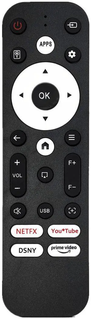 Replacement Remote Control for VOPLLS Q5,VISSPL H86,Futuzen P30 Projectors Replacement Remote Control for VOPLLS Q5,VISSPL H86,Futuzen P30 Projectors
