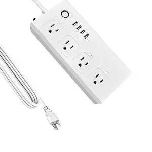 ZigBee Power Strips, Voice/APP/Timer, 4 Individually Controlled Outlets, Compatible with Alexa Google Home, Need ZigBee Gateway Hub ZigBee Power Strips, Voice/APP/Timer, 4 Individually Controlled Outlets, Compatible with Alexa Google Home, Need ZigBee Gateway Hub