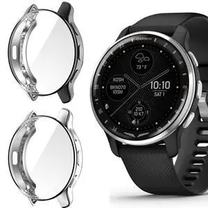 Compatible for Garmin D2 Air Case, All-Around Protective TPU Bumper Cover Screen Protector Case Cover Compatible for Garmin D2 Air X10 Compatible for Garmin D2 Air Case, All-Around Protective TPU Bumper Cover Screen Protector Case Cover Compatible for Garmin D2 Air X10