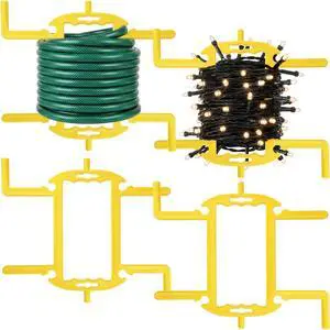 4 Pack Extension Cord Reel Organizer 100 ft - Heavy Duty ABS Cable Storage Reel with Handle, H-shape Cord Winder for Power Cords Garden Hoses Ropes - Portable Hose Organizer for Garage 4 Pack Extension Cord Reel Organizer 100 ft - Heavy Duty ABS Cable Storage Reel with Handle, H-shape Cord Winder for Power Cords Garden Hoses Ropes - Portable Hose Organizer for Garage