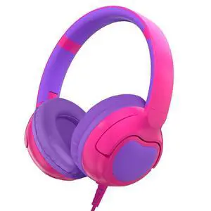 Wired Kids Headphones, Safe 85dB Volume Limit for Boys & Girls, Comfortable Earpads, Foldable Design for School, Tablets, and Travel-Rose RED Wired Kids Headphones, Safe 85dB Volume Limit for Boys & Girls, Comfortable Earpads, Foldable Design for School, Tablets, and Travel-Rose RED