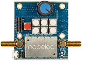 Vega Barebones - Ultra Low-Noise Variable Gain Amplifier (VGA) Module for RF & Software Defined Radio (SDR). Highly Linear & Wideband 30MHz-4000MHz Frequency Capability w/Bias Tee & USB Power Options Vega Barebones - Ultra Low-Noise Variable Gain Amplifier (VGA) Module for RF & Software Defined Radio (SDR). Highly Linear & Wideband 30MHz-4000MHz Frequency Capability w/Bias Tee & USB Power Options