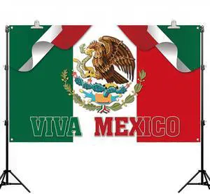 Viva Mexico Backdrop Banner Dia De La Independencia Mexican Independence Day Party Photography Background Wall Decoration Viva Mexico Backdrop Banner Dia De La Independencia Mexican Independence Day Party Photography Background Wall Decoration
