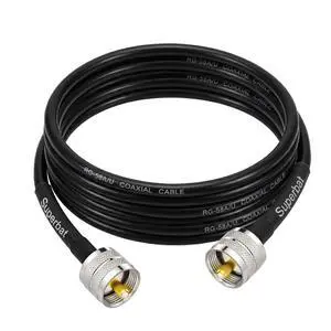 PL259 CB Coax Cable 10ft PL-259 UHF Male to Male RG58 Cable | 50 Ohm Jumper for CB Ham Radio SWR Meter Amateur Radio, Antenna Analyzer, Tuner, Coaxial Antenna Switch PL259 CB Coax Cable 10ft PL-259 UHF Male to Male RG58 Cable | 50 Ohm Jumper for CB Ham Radio SWR Meter Amateur Radio, Antenna Analyzer, Tuner, Coaxial Antenna Switch