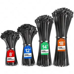 600 Pack Zip Ties Heavy Duty Assorted Sizes, Black UV Resistant Self-Locking Nylon Zip Ties for Indoor Outdoor Wire Management, Home, Office, Garden and Industrial Use 600 Pack Zip Ties Heavy Duty Assorted Sizes, Black UV Resistant Self-Locking Nylon Zip Ties for Indoor Outdoor Wire Management, Home, Office, Garden and Industrial Use
